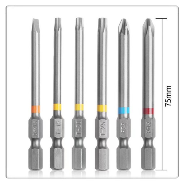 Makita牧田43件組電動工具配件全新43件起子頭組 B-55697批頭組套批頭套裝彩虹盒電動內六角起子頭電工木工