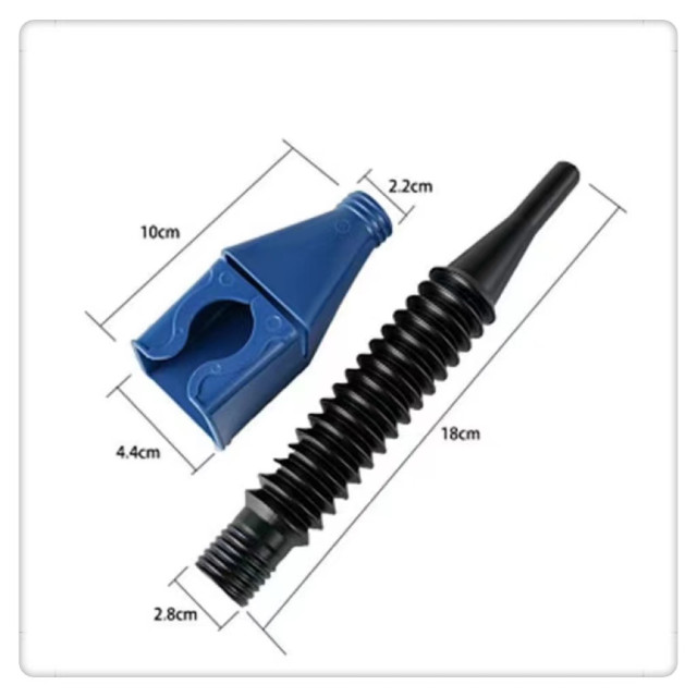 免手扶漏斗神器倒油免扶漏斗卡扣式加油加玻璃水倒油神器傢用換油加長萬向漏斗可拆式修車機車換黑油DIY機械油水不漏機車黑油神