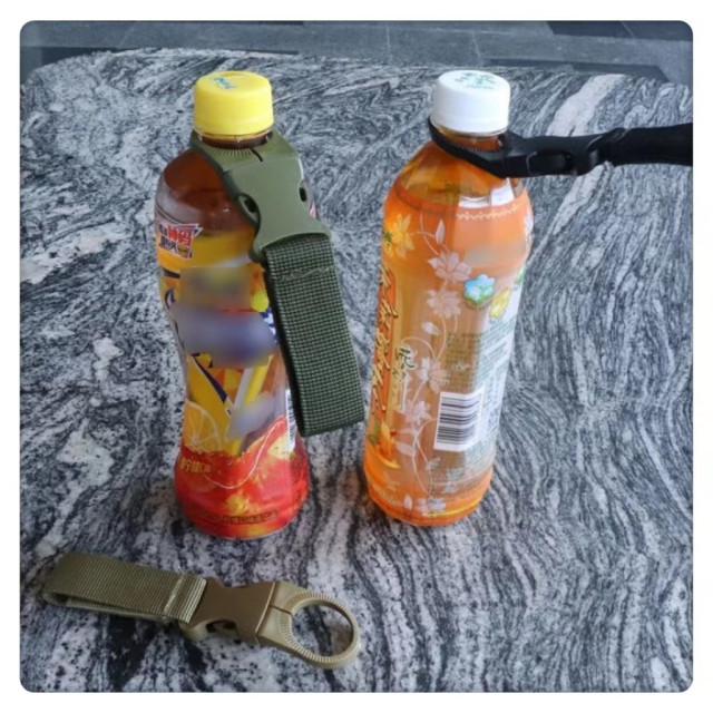 寶特瓶掛扣戶外夾瓶扣礦泉水背包扣戶外水壺扣水瓶掛扣飲料瓶扣礦泉水夾扣水電工具神器木工高處工具水泥土木爬山健行戶外釣魚工具