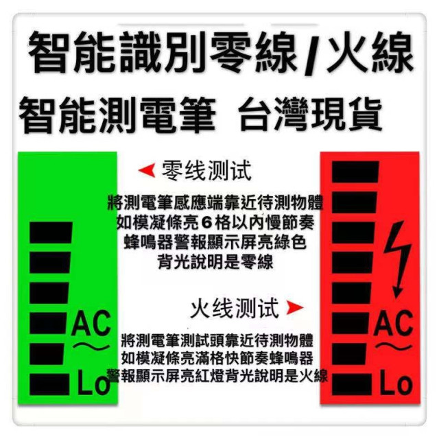 測電筆 感應式測電筆 非接觸式驗電筆 防觸電試電筆 漏電檢測 電表 鉤表 紅外線溫度計 測距儀 溫度計水電工居家工具