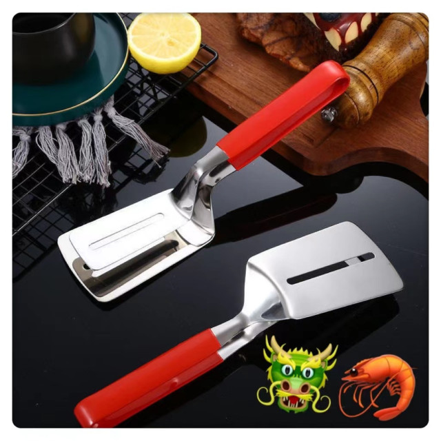 不鏽鋼煎魚夾 煎魚夾子 魚夾子 夾子煎蛋牛排 廚房夾 料理夾 料理用品 廚房用品 廚房 不鏽鋼夾子居家生活廚具煎鏟+夾子