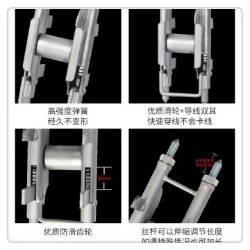 穿線輔助神器拉線電工專用工具網線穿牆底盒單人放線器滑輪穿線輔助神器拉線水電工工具底暗盒86/118通用神器