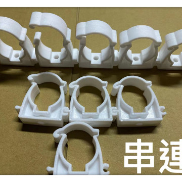 PPR水管材配件水管管卡塑料U型卡1寸/4分/6分水管卡子固定卡扣塑料水管管夾 固定PVC塑料管夾低腳平底管卡水電工具必備