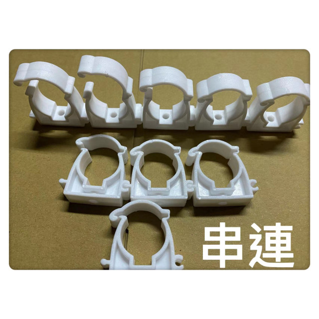PPR水管材配件水管管卡塑料U型卡1寸/4分/6分水管卡子固定卡扣塑料水管管夾 固定PVC塑料管夾低腳平底管卡水電工具必備