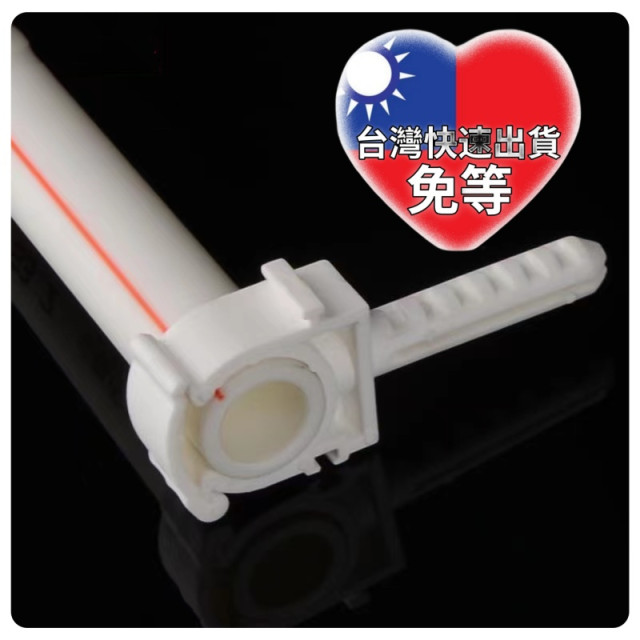 PPR水管材料配件水管管卡塑料U型卡帶腳水管卡固定卡扣塑料水管管夾固定PVC塑料管夾低腳平底管卡DIY五金水電工具