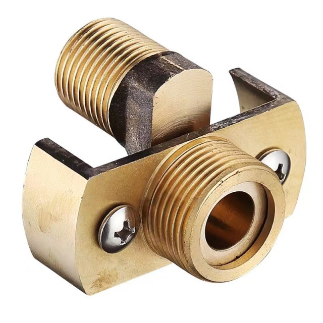 龍口萬向曲角花灑專用萬向曲腳偏心加長變徑接頭轉換拐角混水閥修正器水電材料工具神器DIY居家五金工具水電神器平衡器省時省力