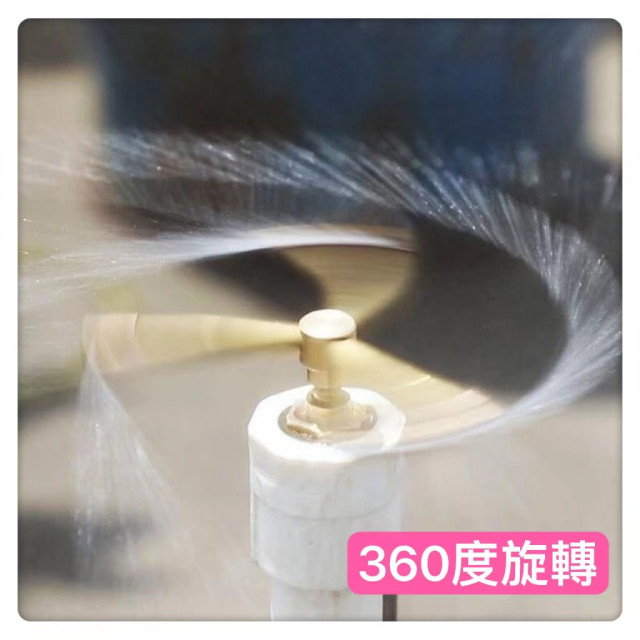園藝種花自動灌溉灑水系統DIY居家生活園藝器具4分全銅360度旋轉噴頭噴灌草坪園林灑水降溫大棚澆水四叉噴嘴水電工具神器