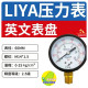 壓力錶 25KG直立式 濾水器調壓錶空壓機空壓錶壓力表濾水螺紋M14*1.5外牙壓力測錶自來水測壓水電工具材料
