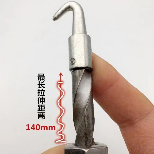 綁鋼筋鈎神器樁心鋼扎絲鈎子綁鈎鋼筋工不銹鋼螺紋扎勾綁鈎器扎鈎鋼筋神器半自動鋼筋勾板模營造彎鉤直拉式省力綑綁 鐵線