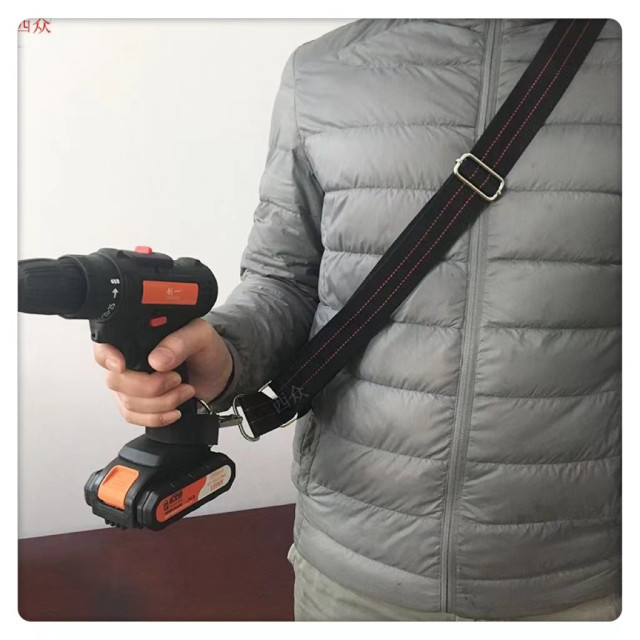 電動扳手通用款扳手背帶磁性款工地專用掛架揹帶工木工腰背包可調整安全工具防墜失手繩水電工具神器弱電監視系統DIY工具五金