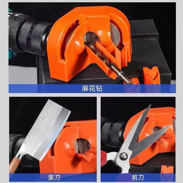 磨鑽尾磨鑽頭便攜式鑽頭打磨器多功能麻花鑽水電五金工具材料神器木工裝潢手工具打磨衝擊鑽銑刀菜刀打磨研磨工具手電鑽驅動款