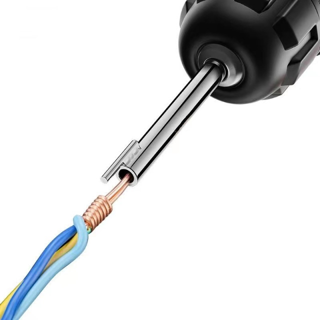 水電工神器電鑽拼線拼線工具接線工具拼線神器電工快速並線並線器加長桿接線自動接線器水電工工具神器木工弱電DIY拼線接線器